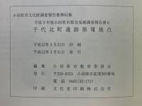 千代北町遺跡第Ⅶ地点　平成9年度小田原市緊急発掘調査報告書6