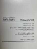 黒熊中西遺跡（1）　関越自動車道(上越線)地域埋蔵文化財発掘調査報告書第10集