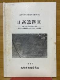 日高遺跡Ⅱ　B軽石埋没水田址の調査　昭和54年度國場整備事業にともなう調査報告