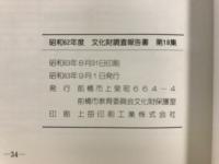 文化財調査報告書