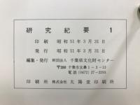 千葉県文化財センター研究紀要