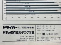 日本の傑作車カタログ全集　ドライバー1976年10月　臨時増刊