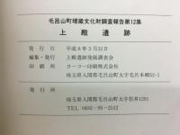 毛呂山町　上殿遺跡