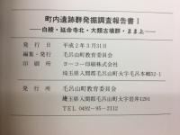 毛呂山町　町内遺跡群発掘調査報告書I　白綾,延命寺北・大類古墳群・まま上