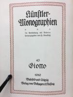 Künstler Monographien　Giotto von Henry Thode