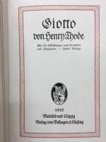 Künstler Monographien　Giotto von Henry Thode