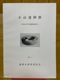 小山遺跡群　昭和63年度発掘調査報告