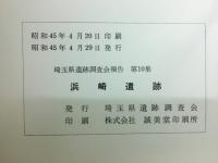 浜崎遺跡発掘調査報告