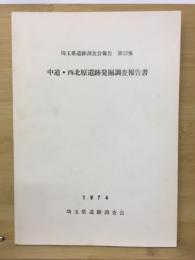 中道・西北原遺跡発掘調査報告書