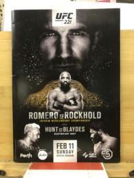 UFC 221 official program  Romero vs Rockhold