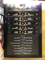 UFC 221 official program  Romero vs Rockhold