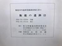 飯能市内遺跡発掘調査報告書9　飯能の遺跡 (12)