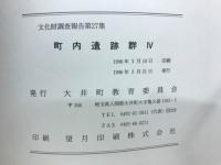 町内遺跡群IV