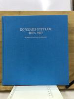 100 years pittler 1889-1989 A piece of machine tool history