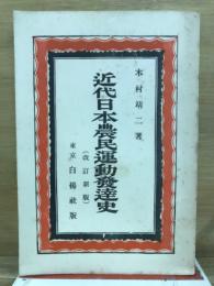 近代日本農民運動発達史