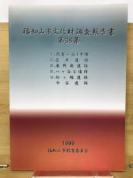 福知山市文化財調査報告書　第38集
