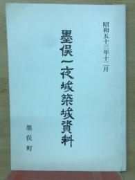 墨俣一夜條築城資料