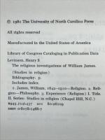 The Religious Investigations of William James