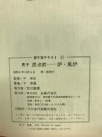 男子炭点前 : 炉・風炉