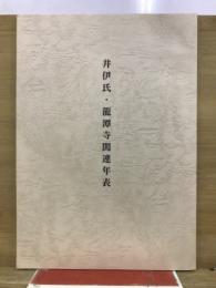 井伊氏・龍潭寺関連年表