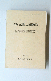 甲府市文化財調査報告 20　史跡 武田氏館跡 IX 2002