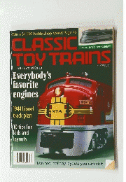 CLASSIC　TOY　TRAINS　1998年　12月号