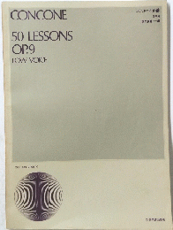 CONCONE 50 LESSONS OP.9 LOW VOICE