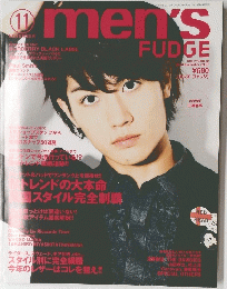 men's　FUDGE　11月