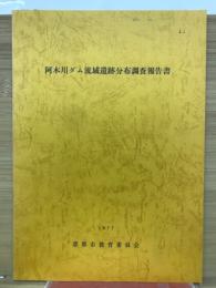 阿木川ダム流域城遺跡分布調查報告書 