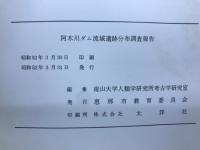 阿木川ダム流域城遺跡分布調查報告書 
