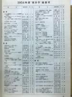 高分子　第三巻　　昭和29年