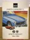 MOSS　PARTS CATALOGUE 　1964～1980　パーツカタログ