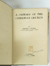 A HISTORY OF THE CHRISTIAN CHURCH