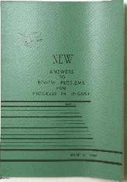 NEW　ANSWERS　TO　REVIEW　PROBLEMS　FOR PROGRESS IN ENGLISH    Book 3