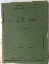 J.F.CFluteMusicSeries　4　3 Duos Brillants