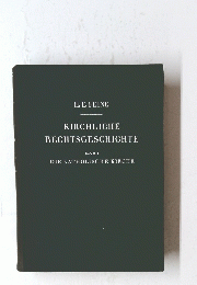 KIRCHLICHE 　RECHTSGESCHICHTE