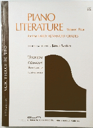 PIANO　LITERATURE　Volume Four