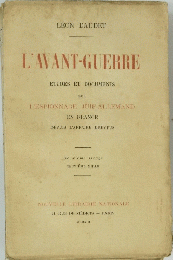 L'AVANT-GUERRE
