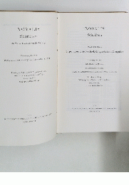 NOVALIS Schriften