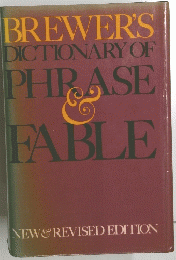 BREWER'S DICTIONARY OF PHRASE FABLE