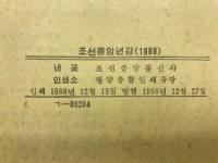 朝鮮中央年鑑　1988年