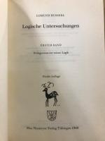 Logische Untersuchungen　1・2A・2B