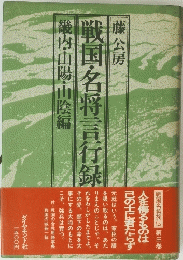 戦国・名将言行録　