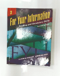 For Your Information Reading and Vocabulary Skills　3