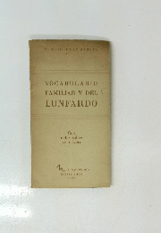 VOCABULARIO FAMILIAR Y DEL LUNFARDO　1964年