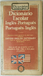 Dicionario Escolar Ingles-Portugues Portugues-Ingles