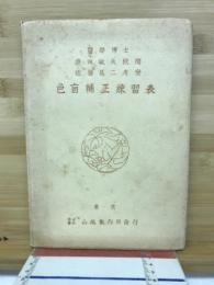 色盲補正練習表