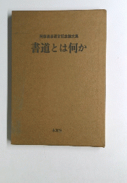 阿保直彦退官記念論文集 書道とは何か