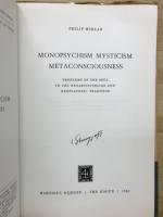 MONOPSYCHISM MYSTICISM METACONSCIOUSNESS