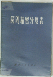 圆周精密分度表